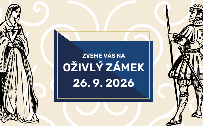 Prohlídky oživlého zámku 26.9.2026